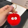 Chaveiro Bola de Carvão Novo de Rede Social Transfronteiriça Conjunto de Imitação Coelho de Seto Elfo Pequena Bola de Carvão Pingente de Bolsa Pingente de Carro Venda por Atacado