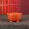 ZSS25 Zhang Zhicheng Boutique Semihandmade Arena Púrpura Vintage Redondo Simple Bonsái Transpirable Absorbente de Agua Cultivo de Flores Tono