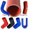 Cotovelo de cotovelo de borracha Cotovelo de ângulo reto de 90 graus Tubo de borracha de 7 palavras Tubo de silicone em forma de U tipo S processamento personalizado por fabricantes
