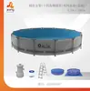 JILONG nueva piscina redonda con soporte de anillo piscina redonda grande para exteriores piscina familiar piscina de peces
