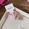 Presilha Versátil de Lantejoulas Rosa Estrela Infantil Vazada Franja BB Laço de Menina Doce Presilha Lateral