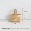 Xin Sheng Bambú Natural Arte Forma de Zongzi Tejido de Bambú Decoración DIY Estilo Chino Propicio Creativo Artesanía Tejida a Mano Material de Arte Floral
