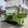 Cosechadora de Soja Tipo Oruga de 25/35 Caballos de Fuerza Cosechadora de Arroz de Corte Bajo sin Derroche de Grano y Ahorro de Combustible