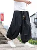 Pantalones de secado rápido estilo chino super L casual deportivos para hombre verano finos holgados 8X pantalones cropped talla grande pantalones tipo linterna