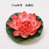 Hoja de loto de espuma EVA para el hogar, pecera, estanque, decoración flotante de agua, flor artificial, paisaje de loto para Buda