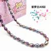 Xingtai Cristal Vidro Gota d'Água Multifacetado Contas de Cristal Acessórios para Sapatos e Roupas Colorido Galvanizado Furo Reto Contas de Vidro Gota d'Água