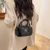 Bolsa de Boliche Texturizada 2025 Novo Estilo Feminina Pequena Bolsa Almofada de Massa Versátil Moda Portátil Bolsa Transversal