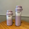 Botella de agua deportiva para exteriores TYESO para hombres y mujeres, taza aislada de gran capacidad con asa conveniente, taza portátil