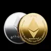 Moneda Conmemorativa de Comercio Exterior Ethernet Bitcoin Moneda Virtual Digital Fabricación de Metal Micro-Sello Proveedor Transfronterizo