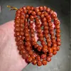 Alto en aceite, alta densidad, dragón dorado de cinco garras, mano de Buda, semilla de bodhi Vajra pequeña, semilla cruda, jade (transformación tipo jade), pátina, 108 cuentas, juego cultural, de mano, rosario