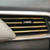 Clip de tira decorativa para salida de aire acondicionado de coche, suministros interiores modificados, tira brillante electrochapada en forma de U, color cromado, universal