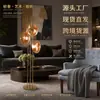 Lámpara de Pie de Lava para Sala de Estar Italiana de Lujo Ligero Simple, Diseño de Celebridad de Internet Creativa Vertical para Estudio, Dormitorio, Mesita de Noche