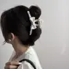 Corea del Sur Nuevo Elegante Negro y Blanco Puntos de Ola Pinza Grande Cruzada Moda Clip para Cabello Accesorios para el Cabello para Niñas