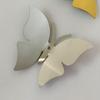 Colgante de mariposa tridimensional de acero inoxidable para decoración de ventanas, se puede pegar, cuerda portátil, decoración de belleza de aire, escena
