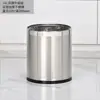 Lixeira de Aço Inoxidável 304 Doméstica Sala de Estar Banheiro Cozinha Grande Hotel Escritório Novo Estilo 2025