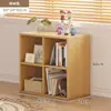 Estante pequena de mesa estante de chão para armazenamento estante de livros para sala de estar combinação livre armário em grade armário baixo armário de parede para itens diversos