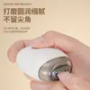 Lima de Uñas Eléctrica Totalmente Automática con Bajo Ruido, Tres Velocidades Ajustables e Iluminación de Luz Nocturna, Adecuada para Adultos e Bebés