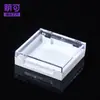 Caja de uñas transparente de alta gama Moe, caja de almacenamiento de uñas, caja de embalaje, caja para usar a mano, caja de exhibición