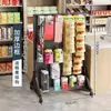 Painel Perfurado Expositores de Chão Ferramentas para Hardware Prateleira de Armazenamento Multifuncional Acessórios para Celular Joias Prateleiras de Supermercado
