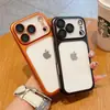 Adequado para Capa de Celular Amigável à Pele Fosca Apple 18Promax, Capa Protetora Ultra Fina iPhone 17 Fosca Galvanizada 16