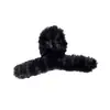 Horquilla para el pelo para mujer, parte posterior de la cabeza, gran accesorio de felpa para agarrar la cabeza, clip de tiburón para el cabello de otoño e invierno de alta calidad, nueva horquilla