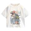 Camiseta de Manga Corta de Dinosaurios para Niños Verano 2026 Estilo Nuevo Atractiva y a la Moda Moderna Fresca Top de Verano para Niños