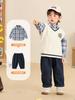 Chaleco de Punto para Niños Kaka Panda Chaleco para Niñas Ropa de Otoño para Niños Top Casual para Bebé Ropa para Bebés y Niños