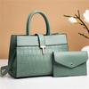 Bolsa feminina transfronteiriça 2022 nova bolsa de moda bolsa de grande capacidade atmosfera simples bolsa de ombro bolsa de mensageiro atacado
