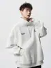 Moletom Pesado com Meio Zíper para Homem, Moletom de Outono e Inverno, Roupa de Baixo Masculina, Jaqueta Turtleneck Masculina de Manga Longa para Outono
