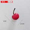 Imán de nevera de simulación de frutas y verduras de PVC Mini Fresa Sandía Manzana Cereza Lichi Piña imán de nevera