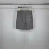 Ventas Directas de Fábrica Tb Verano Nuevo Pantalones Cortos de Seersucker Color Sólido para Hombres y Mujeres, Pantalones Casuales y Cómodos Delgados de Cinco Puntos