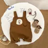 Calças de Verão para Crianças 2025 Novo Super Fofo Menino Desenho Animado Macacão Fofo Roupas Bonitas para Passeio de Bebê Tendência