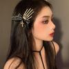 Tocado oscuro de Halloween para mujer, disfraz de terror, decoración, lindo, divertido, esqueleto, horquilla navideña, accesorios