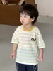 Ropa de Verano para Niños de Manga Corta 2026 Nuevo Estilo Camisetas de Verano para Niños Pequeños y Medianos, Clase A, Elegantes