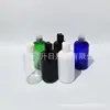 Botella de tapa Qianqiu marrón de 240 ml, botella corta y gruesa con tapa de presión de 240 ML, botella transparente para desinfectante de manos, subbotella blanca para loción