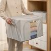 Caja de almacenamiento plegable para ropa, armario, chaqueta, edredón, acabado, tela, gran capacidad