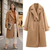 Para Comercio Exterior Venta al por mayor transfronteriza Estilo europeo y americano Ropa de mujer Invierno Nueva moda Más vendido Multicolor Abrigo grueso de lana