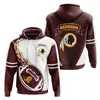 Moletom Raiders Europeu e Americano Estampa Digital 3D Moda Jaqueta Solta Casal Esportivo Moletom Casual Masculino