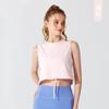 Roupas fitness de celebridades da Internet, top esportivo, colete de ioga, camiseta esportiva de manga curta feminina, respirável, solta, para corrida, verão