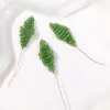 Estilo Mori pequeno fresco verde diamante folha folhas diy feito à mão trançado contas grampo de cabelo acessórios de cabelo brincos material atacado