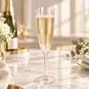 Copa de Vino Transparente de Plástico Duro de Alta Calidad para Champán, Licores Extranjeros, Vino Tinto, Cócteles, Venta Directa de Fábrica, Copa de Vino con Sensación de Alta Gama
