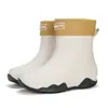 Zapatos de lluvia deportivos alemanes transfronterizos, zapatos impermeables de tubo corto para hombre, botas de lluvia bajas antideslizantes, zapatos de goma para cocina, zapatos de pesca de moda