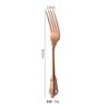 Cuchillo, tenedor y cuchara de corte transfronterizo Juego de vajilla occidental Cuchillo y tenedor para carne de acero inoxidable 304 Tenedor y cuchara de postre de restaurante occidental Juego de 4 piezas