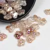 Ding Yi Ni Shang Borboleta Rosa Galvanizada Lua Fria Contas de Resina com Furo Contas Soltas DIY Acessórios para Corrente de Celular