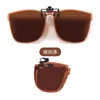 Gafas de Sol Plegables Portátiles para Adultos con Clip de Moda Anti-UV Gafas Graduadas Especiales Polarizadas Gafas de Sol Sss17