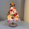 Kit de Materiales para Árbol de Navidad de Palitos Retorcidos Hechos a Mano DIY Decoraciones de San Valentín Adornos de Escritorio Regalos Festivos para Amigos