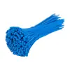 Ataduras de Nylon de Colores al por Mayor Rojas, Amarillas, Azules y Verdes Correas de Plástico de Autocierre Ataduras de Cables de Un Solo Tirón de Colores