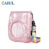 Funda protectora transparente de PVC con purpurina para Polaroid instax mini11, antiarañazos y anticaídas, venta al por mayor