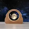 Cielo Estrellado Cristal Tallado 3D Luz Nocturna Luminosa Decoración de Escritorio Adornos Regalos Creativos de Cumpleaños Regalos para Estudiantes para Niñas