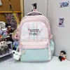 Mochila de Moda Nueva de Gran Capacidad y Alta Apariencia Estilo Coreano para Estudiantes de Secundaria y Preparatoria, Bolsa Escolar Estilo Ins, Casual y Sencilla